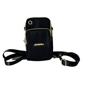 1217-2-in-1 Gym Running Arm bag & Crossbody bag-Black